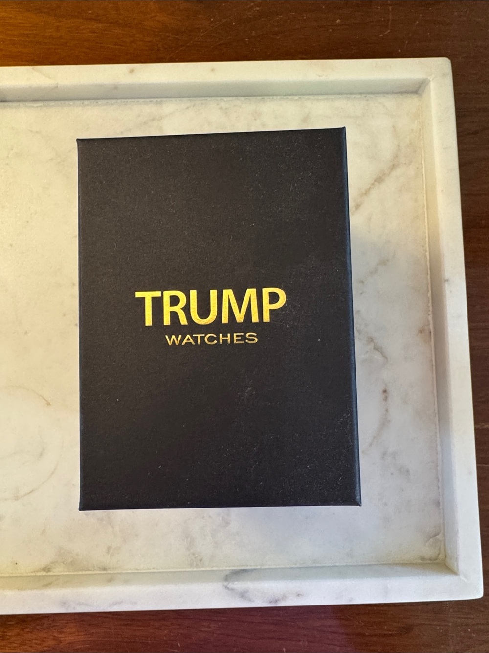Trump Stainless Steel Two-Tone Watch with Black Dial - Picture 9 of 14